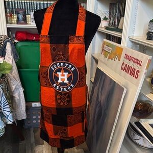 Houston Astros Orange Patchwork Apron